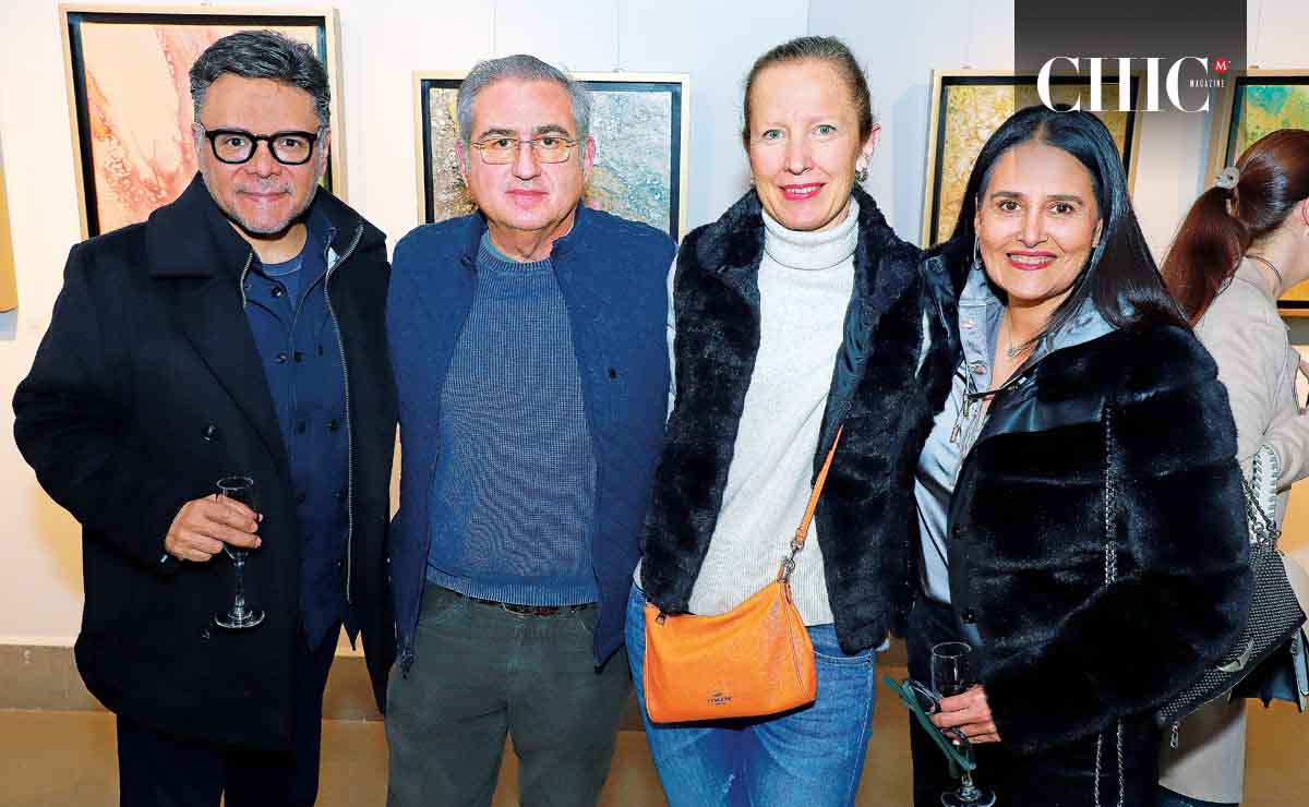 Julio Luna, Miguel Pachur, Eugenia Pachur e Irma Escamilla / Foto: Daniel Saldívar