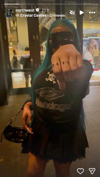 Piercings de North West (Instagram)