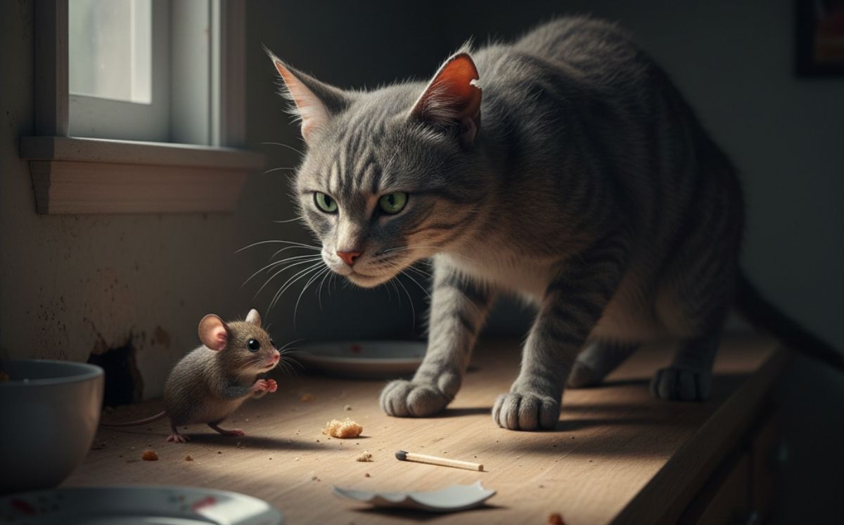 Tom y Jerry versión realista según la IA (Foto: Gemini)