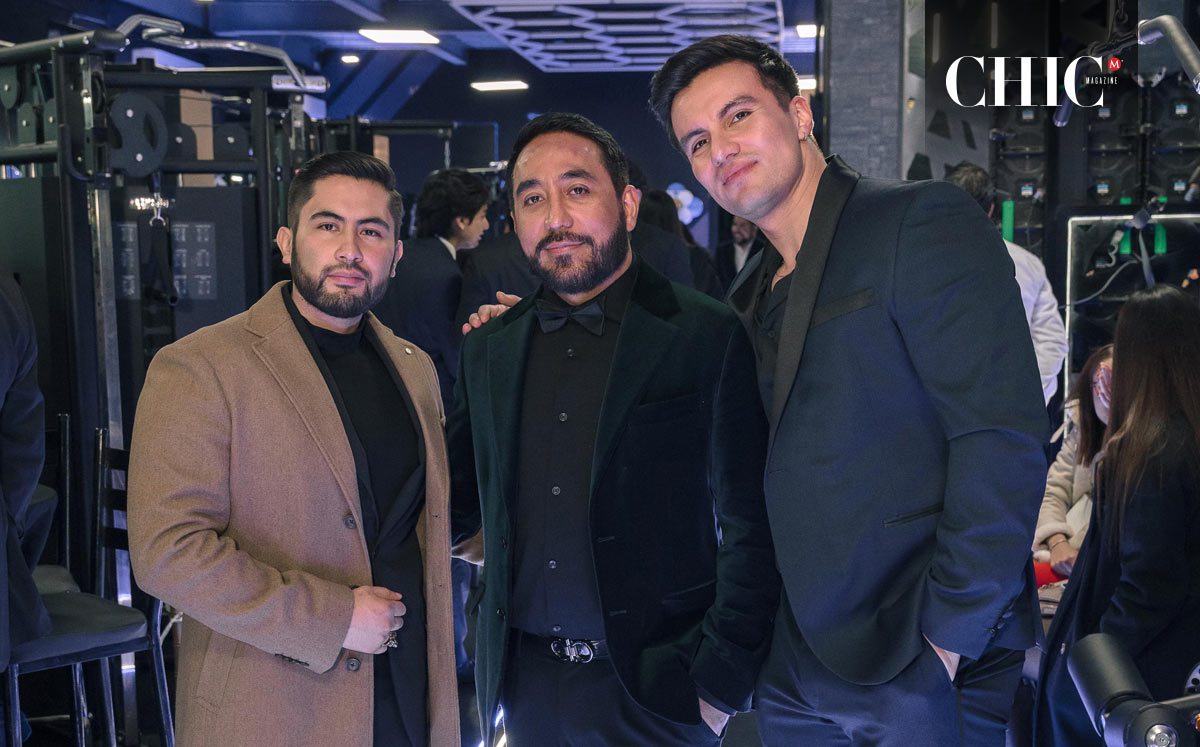 Ariel Polanco, José Arellano y Luis Monge