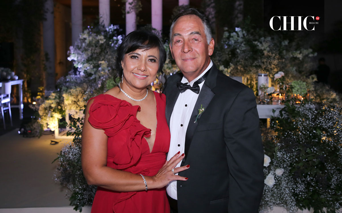 Papás de la novia. Mónica Guerrero y José Ángel Pérez