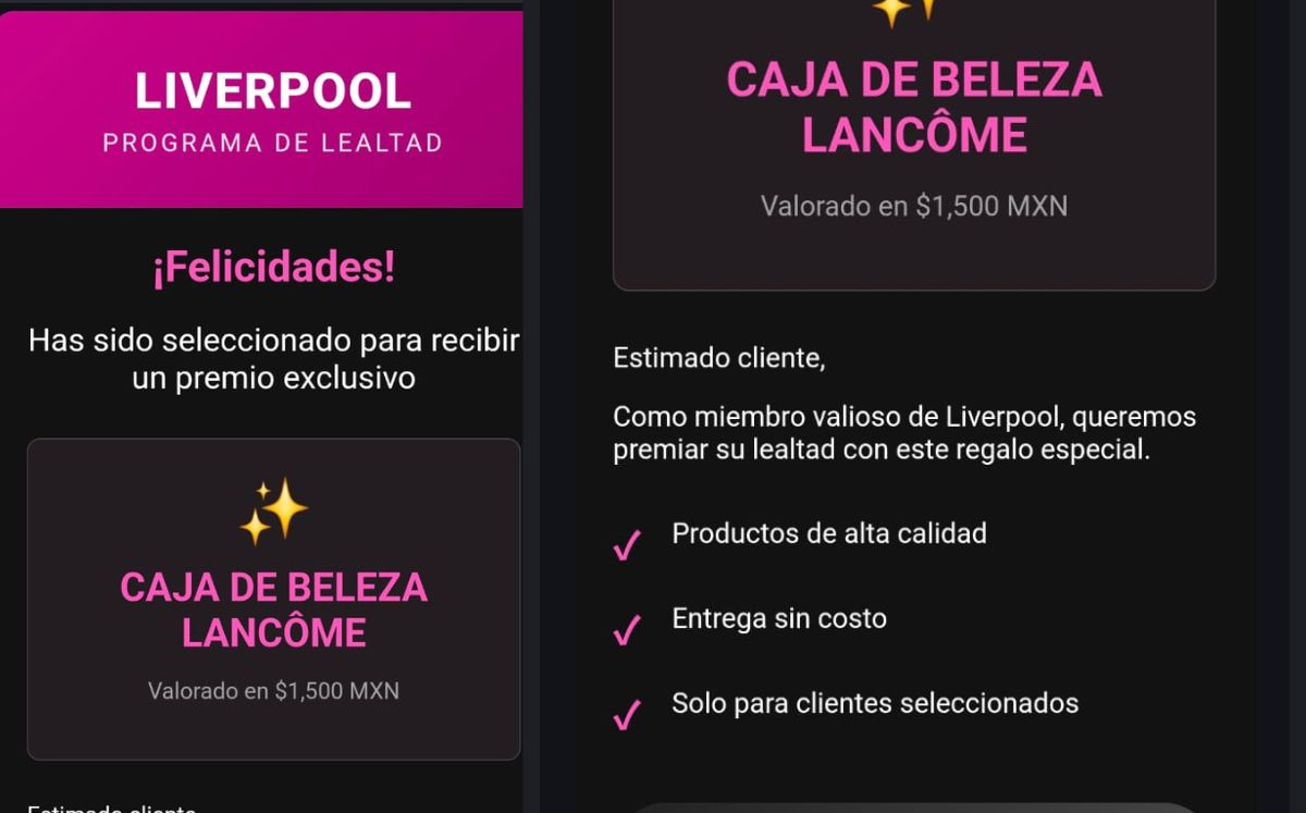 Correo falso de Liverpool (Gmail)