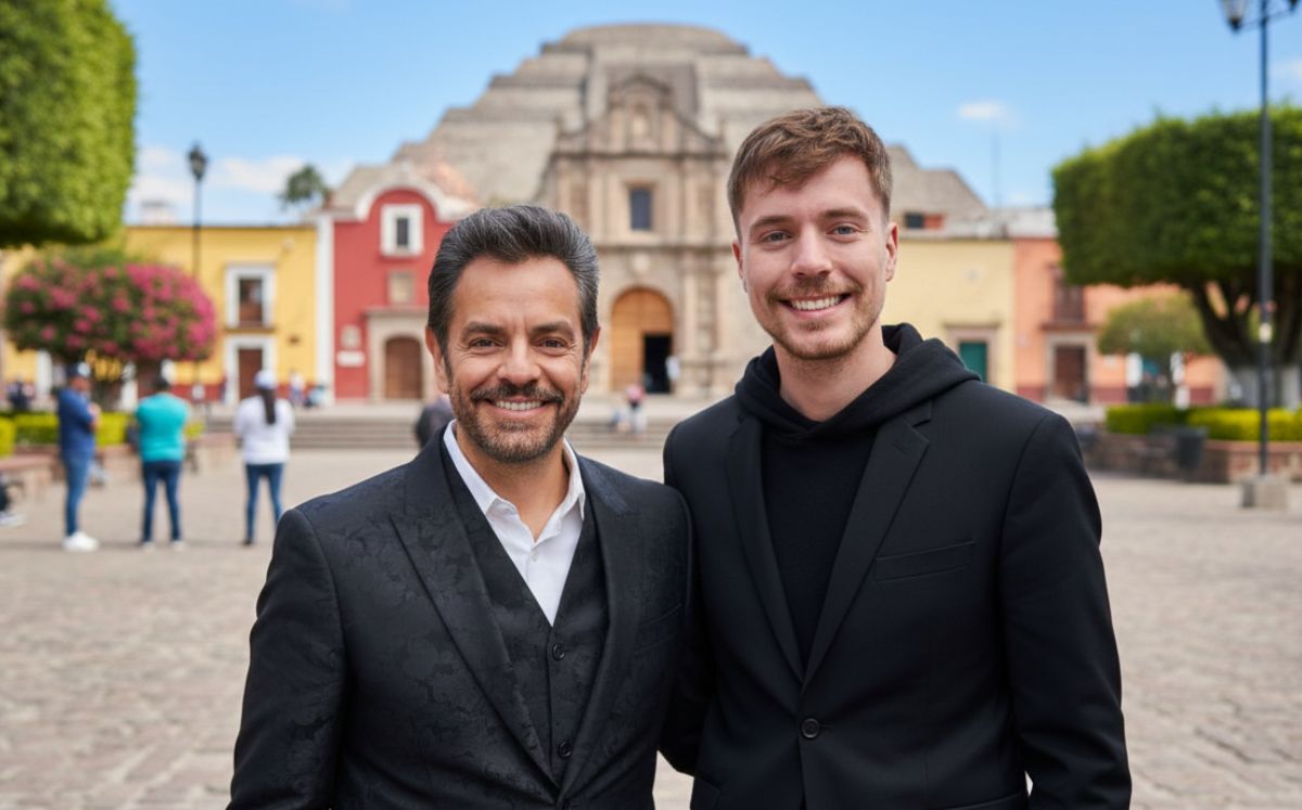 MrBeast y Eugenio Derbez fueron vistos en San Andrés Tepetitlán; ¿por qué? (IA)