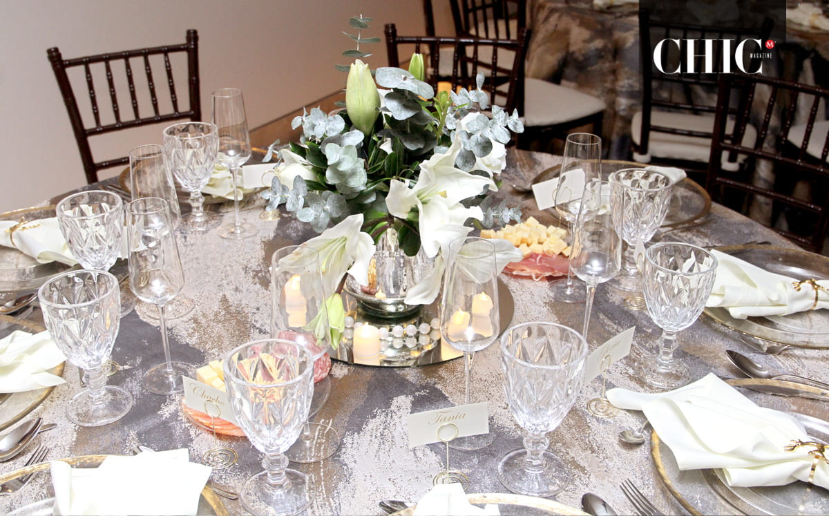 Decoración del evento