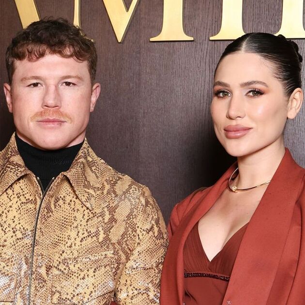 Fernánda Gómez roba cámara al Canelo Álvarez en Paris Fashion Week 2026 (Foto: Instagram)