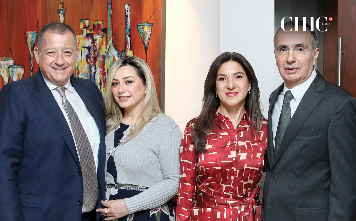 Luis Aragon, Rosy Segura, Lorena de Baldit y Gonzalo Baldit