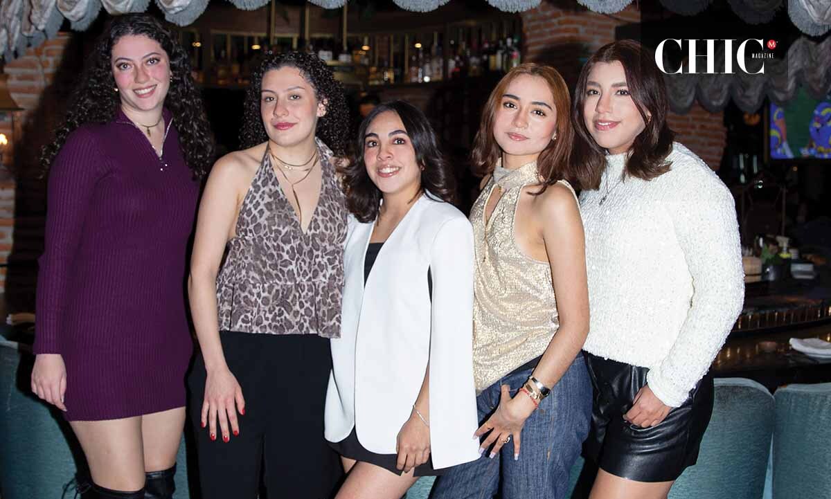Mariana Prado, Elena Ramírez, Sonia Berrones, Valentina Pasillo y Rebeca Alatriste