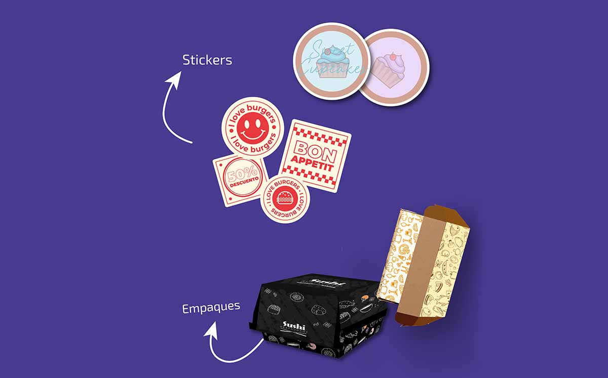 Las cajas se convierten en el primer contacto con la marca fuera del restaurante. (Foto: Cortesía)