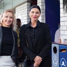 Inessa Nikiting y Natalia Viveros (Fotos: Yanahui F. Sevilla)