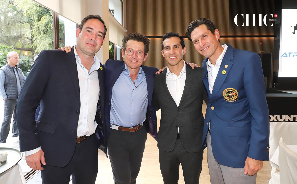 Carlos Martínez Ruenes, Francisco González, Rommel Pacheco y Andrés Jurado