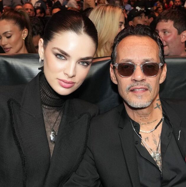 Marc Anthony y Nadia Ferreira confirman que esperan a su segundo hijo con esta fotografía (Getty Images)