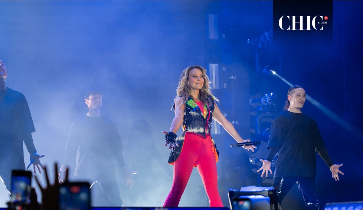 Fey encendió el escenario con sus éxitos y puso a cantar a chicos y grandes durante El Refugio. (Cortesía)