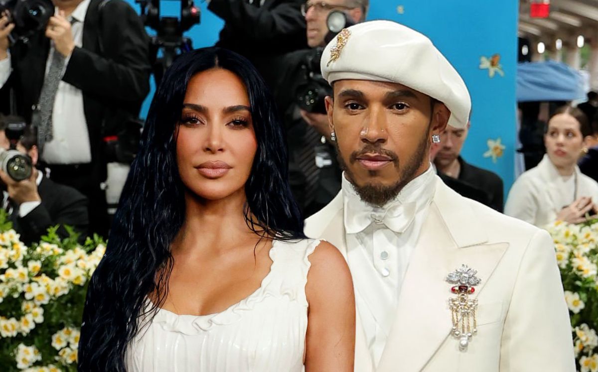 ¿Qué está pasando entre Kim Kardashian y Lewis Hamilton? (Foto: Getty)