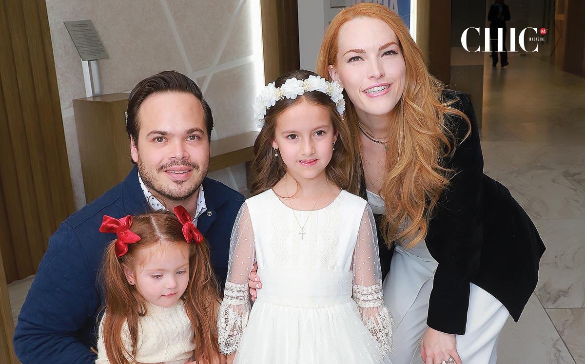 Hugo Mier, Vero Meade, Raquel Mier y Milena Quintanilla