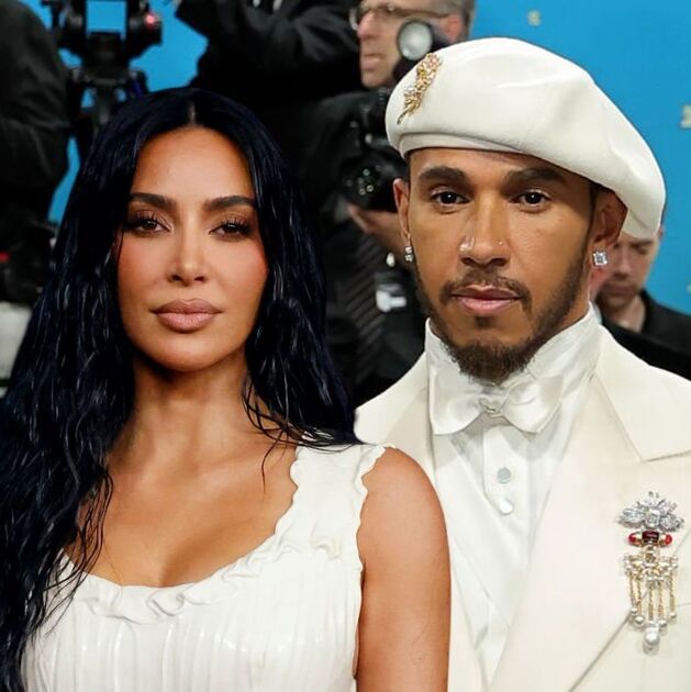 ¿Qué está pasando entre Kim Kardashian y Lewis Hamilton? (Foto: Getty)