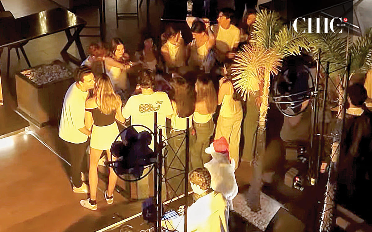 Fiesta en la terraza