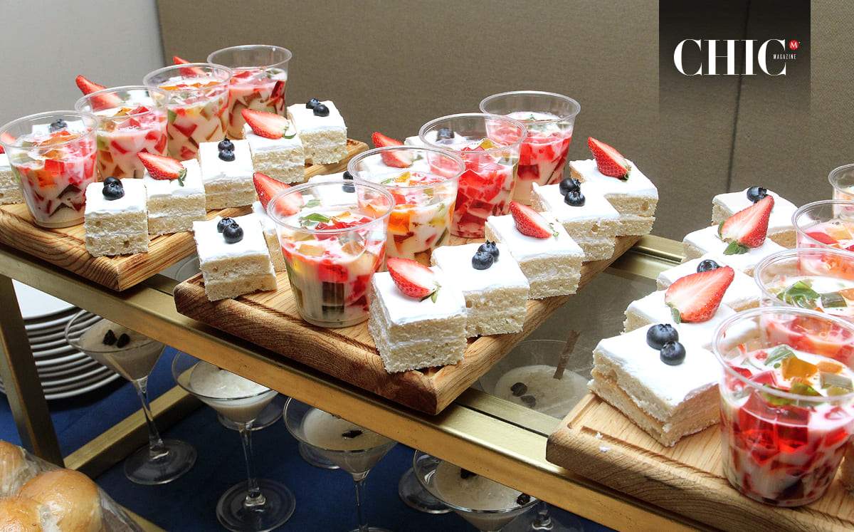 Los invitados degustaron de una variedad de postres