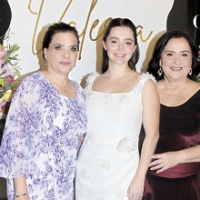 Neno Schekaiban, Valeria Garza y Noelia Garza
