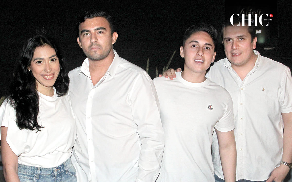 Samantha Posadas, Eduardo Rivera, Max Díaz y Gerardo Silva