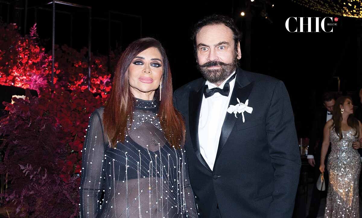 Papás de la novia. Lucien Simón Daher y José Antonio Lacayo