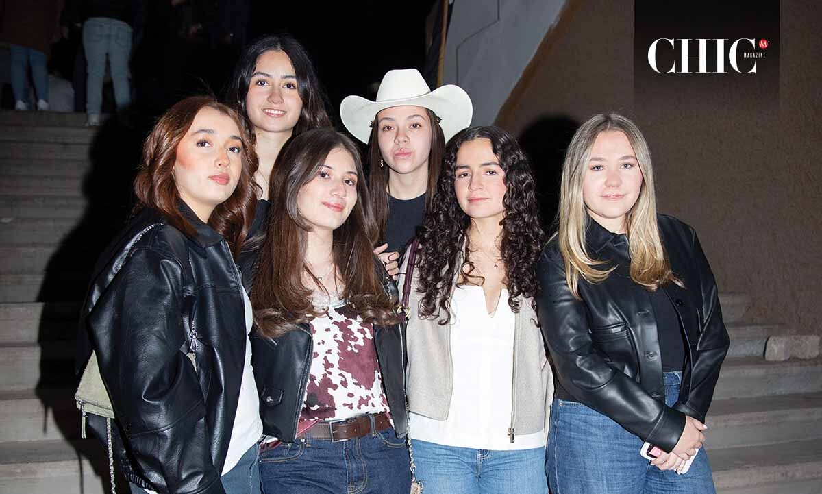 Regina García, Sofía Ortega, Valentina López, María Del Río, Shaila González y Alexa Franco