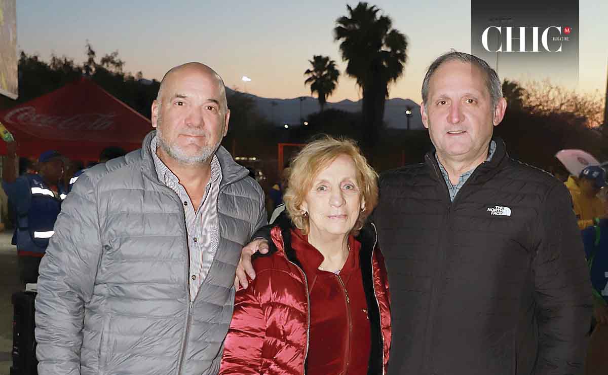 Eduardo Garza, Consuelo Zambrano de Garza y Virgilio Garza / Fotos: Roberto Alvarado