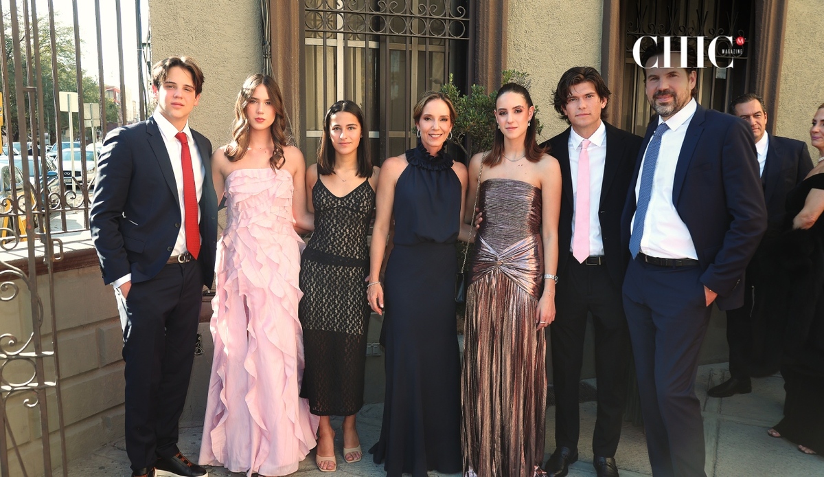 Santiago Treviño, Regina Treviño, Alesandra Villegas, Adriana Plancarte, Fernanda Treviño, Diego Hunter y Mario Treviño / Foto: Claudio Guajardo
