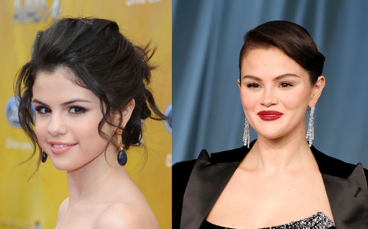 Selena Gomez antes y después (Getty Images)