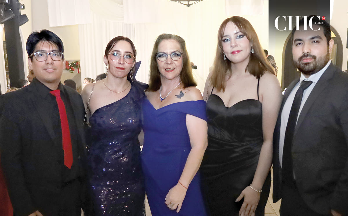 Jorge Centeno, Fernanda Centeno, Sofía de Gorordo, Rebeca Centeno y Marco Lastra