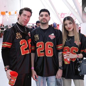 Alejandro González, Andrés Gracia y Karla Araujo