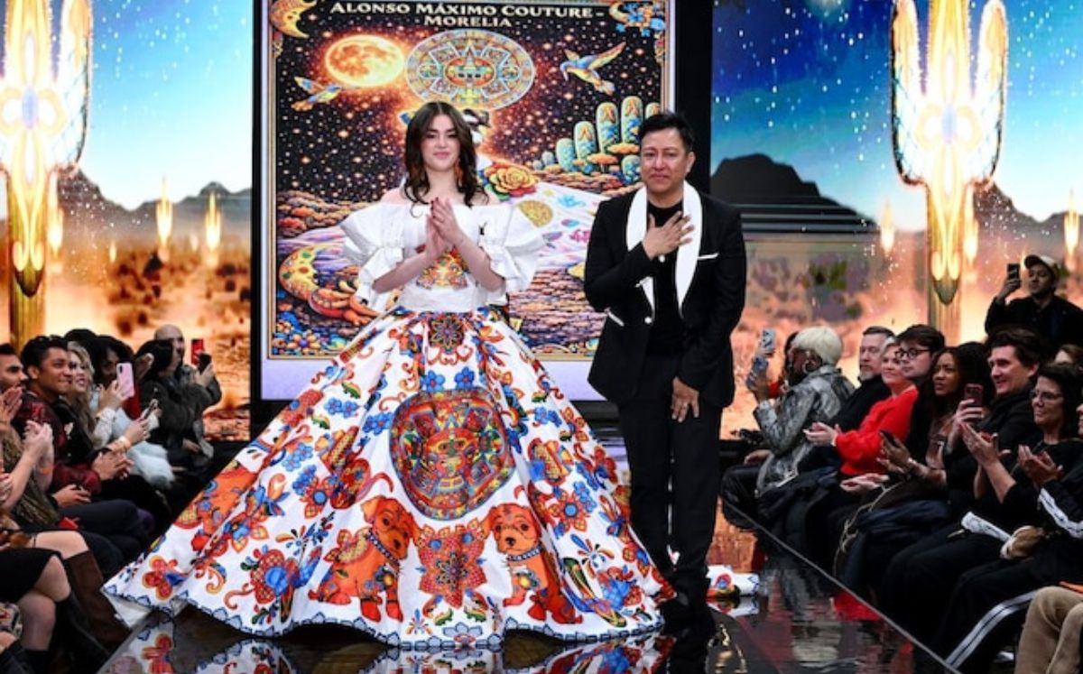 Emily Álvarez en New York Fashion Week (Getty Images)