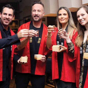 Nacho Llantada, Víctor Setien, Majo Bello y Daniela Hoyos (Fotos: Yanahui F. Sevilla)