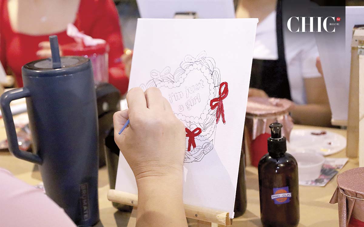 Las padelistas participaron en un taller de dibujo y pintura