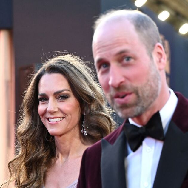 Kate Middleton y el Príncipe William en los BAFTA 2026 (Foto: Getty)