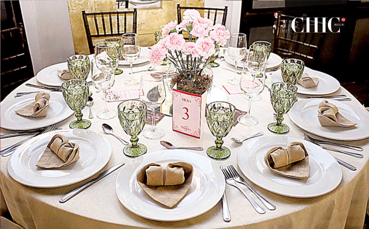 Detalles del montaje de las mesas