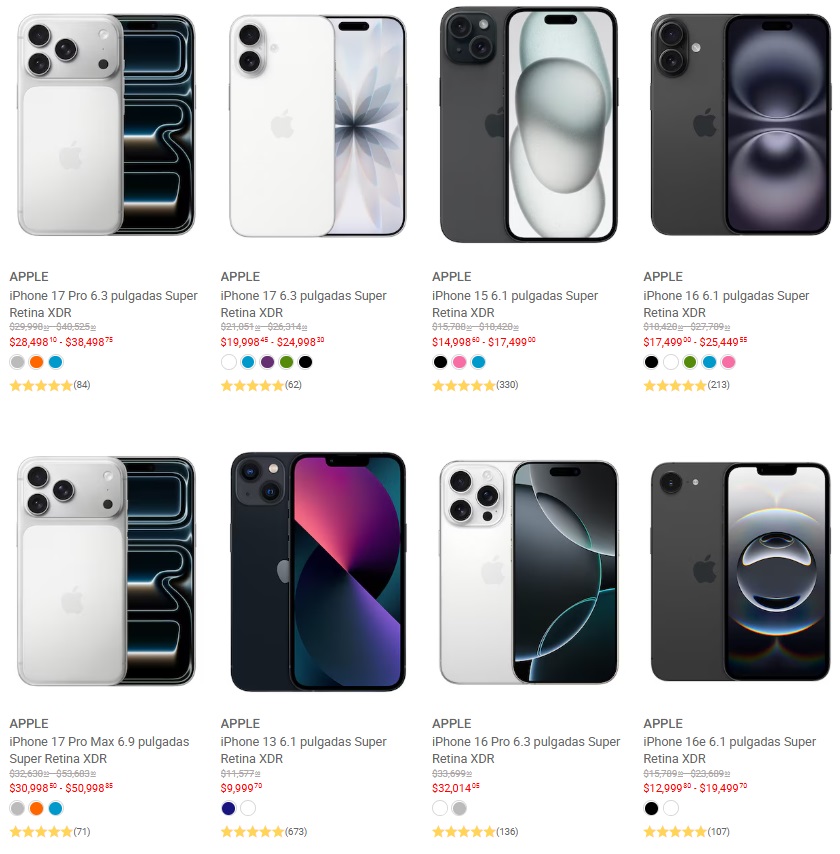 Rebajas de Liverpool en iPhone (Foto: Liverpool)