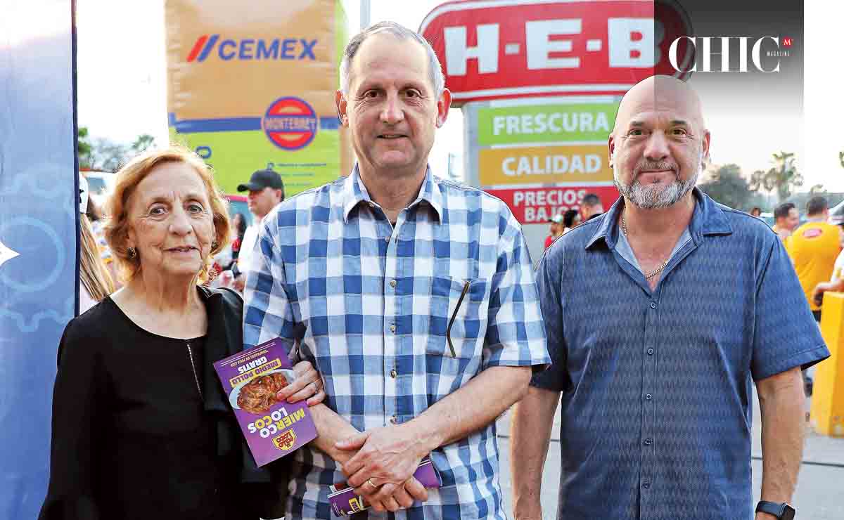 Consuelo Zambrano de Garza, Virgilio Garza y Eduardo Garza  / Fotos: Roberto Alvarado
