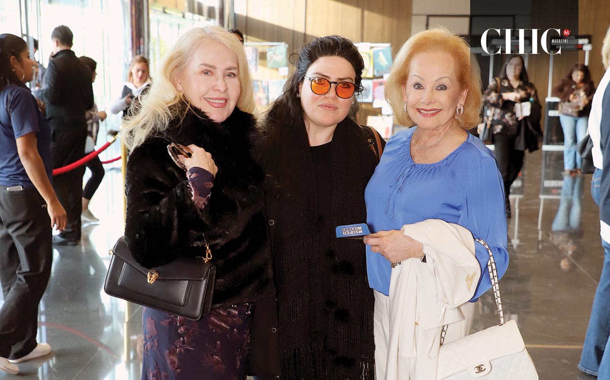 Cristina Sada, Eugenia Cavazos y Mónica Sada Salinas