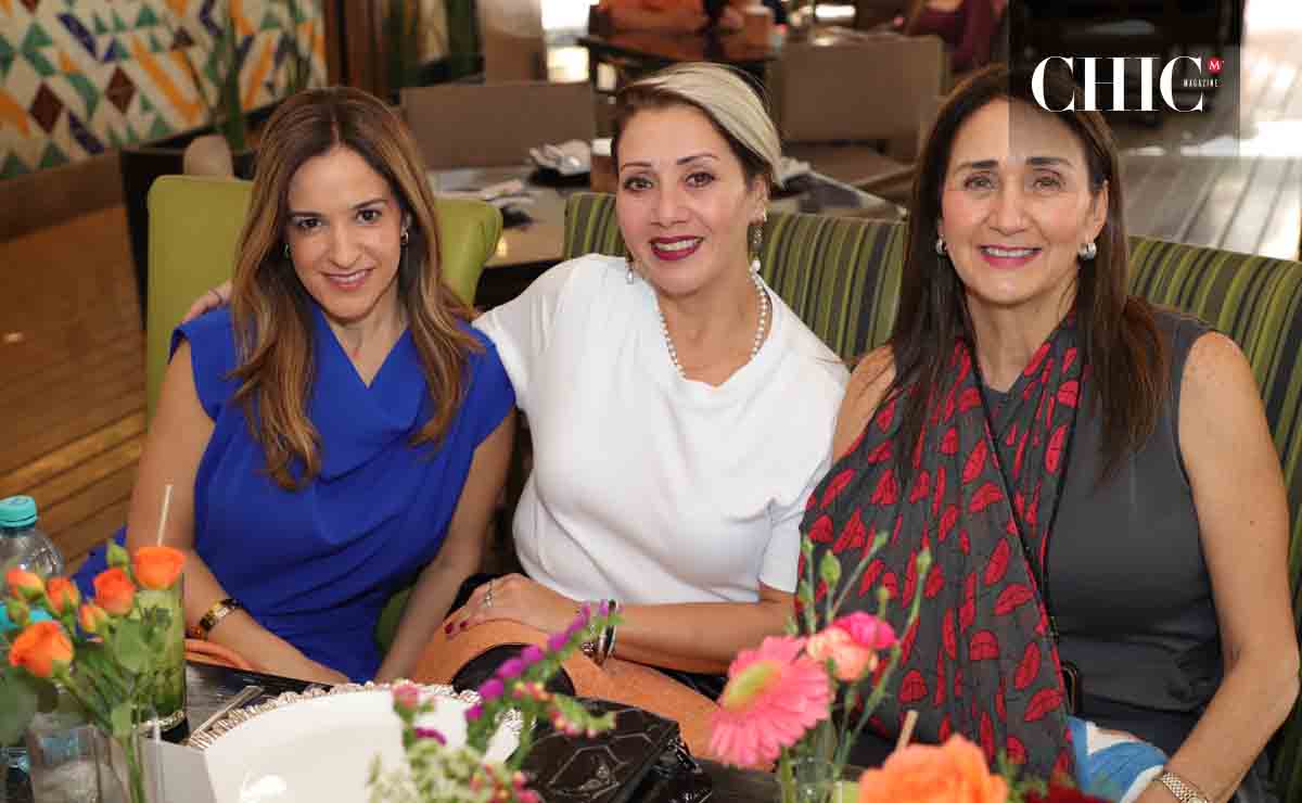 Lulú Cantú, Marcela Flores y Mónica Rodríguez