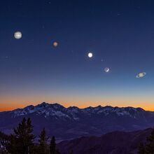 Este 28 de febrero seis planetas se alinean en el cielo de México (IA)