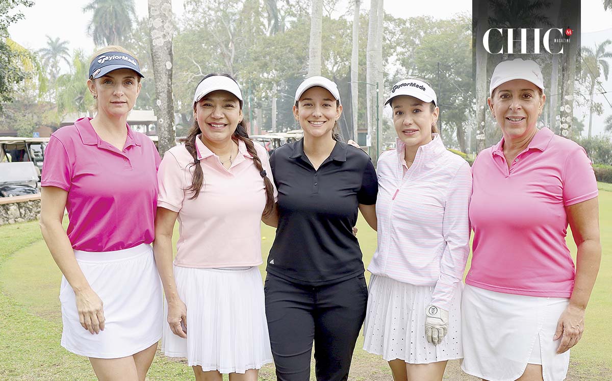 Adriana Gómez, Hortensia de Segura, Lorena Barrera, Miriam Ayala y Laura García