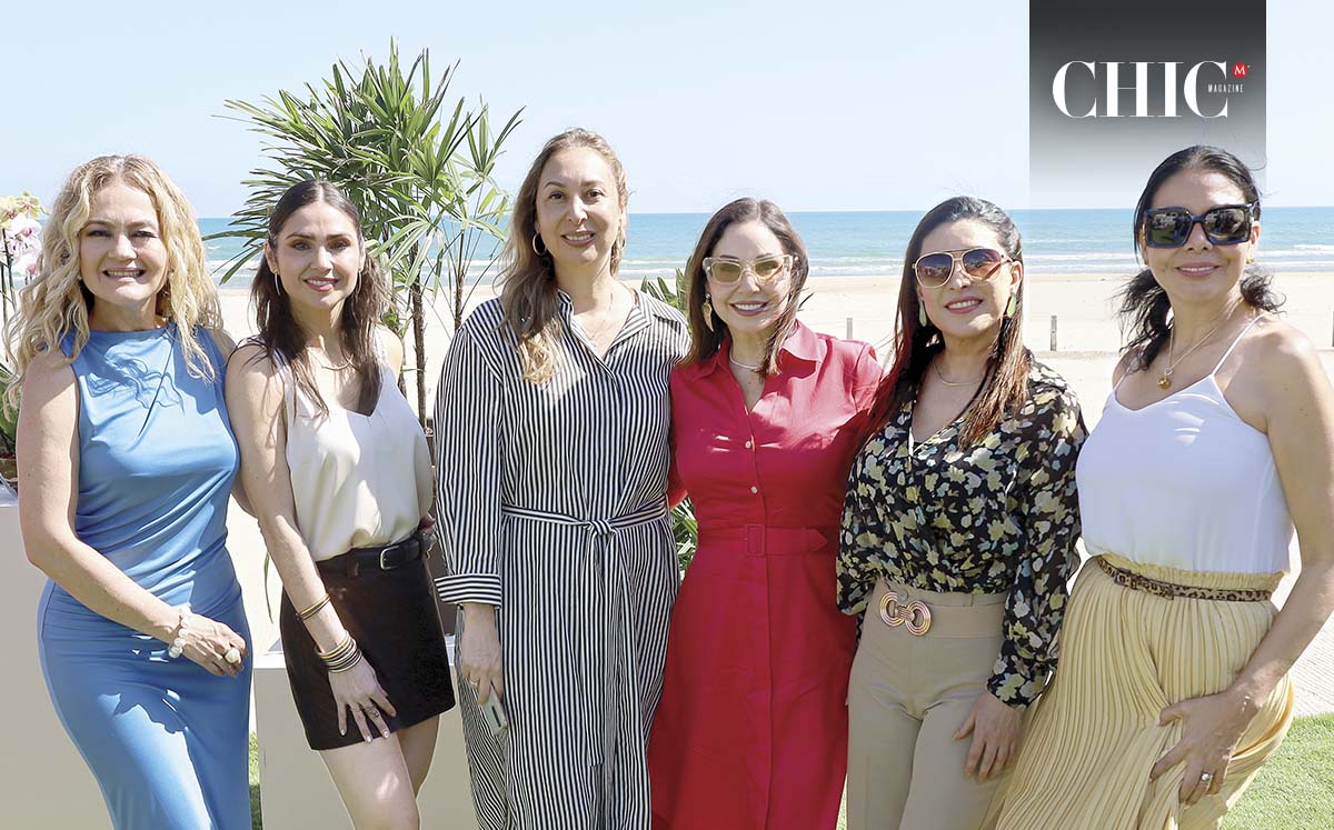 Gladys de Manzur, Marcela Salazar, Marissa Martínez, Rebeca Salazar, Ari Fregoso y Nadia de Montes
