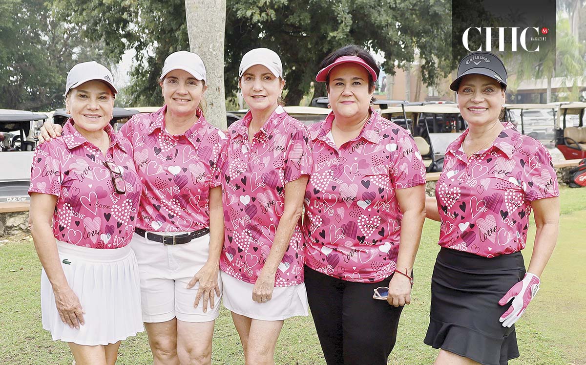 Isabel Rivera, Lili de Esteve, Meche de Campero, Olivia Rojas y Mary Said