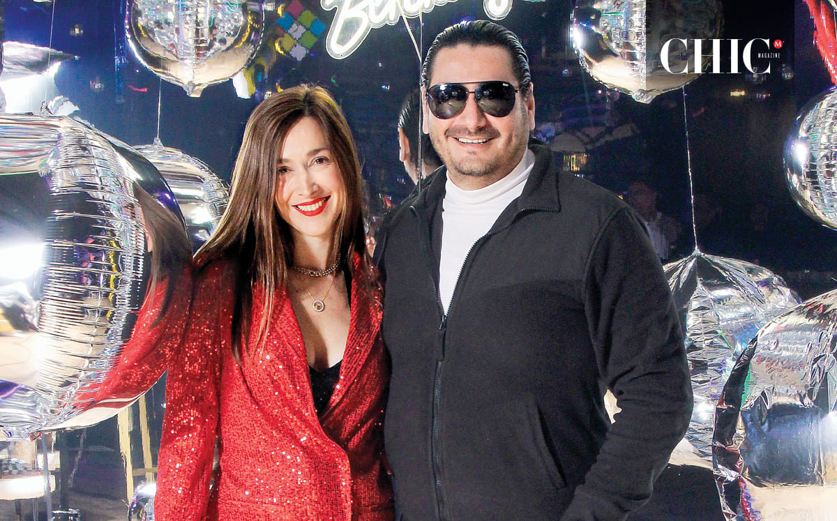 Majo Aragon y Harol Sanders