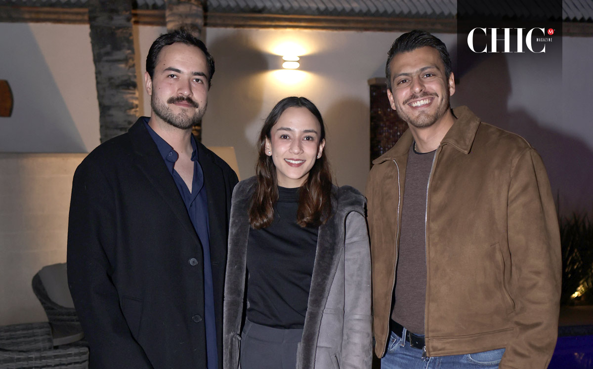 Claudio Sánchez, Andrea Campa y Tony Batarse