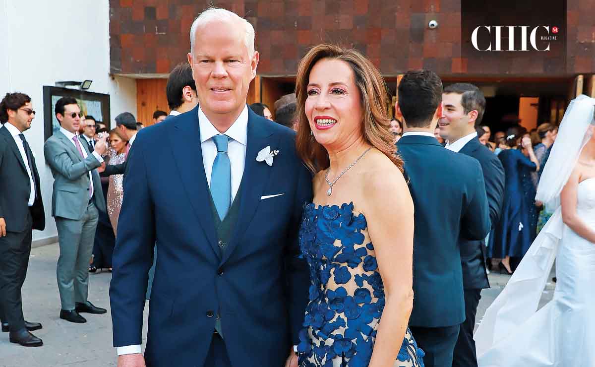 Papás de la novia. Ricardo Husemann y Carmern Grajeda de Husemann / Fotos: Daniel Saldívar