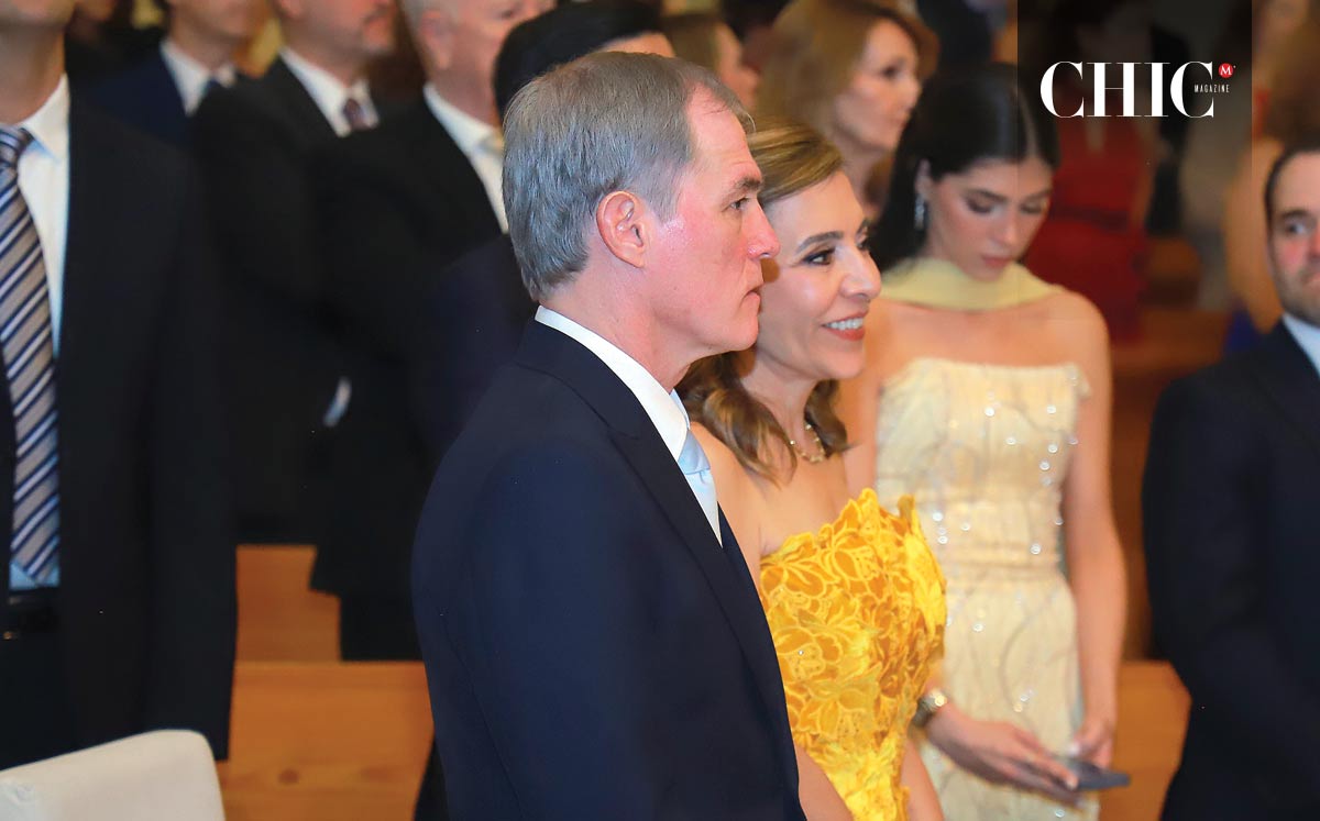 Papás del novio. Rubén Fernández  y Chiquis Miñarro de Fernández