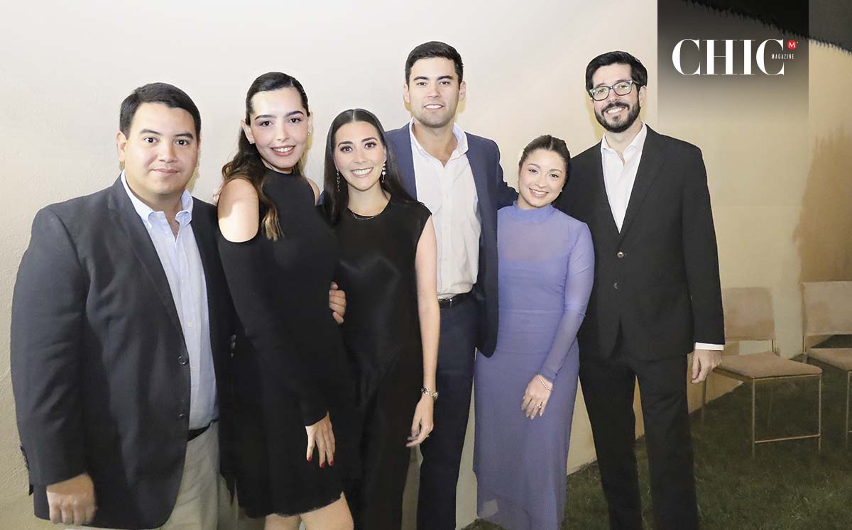 José de Llano, Luisa Delsol, Carolina Elizondo, Roberto Arguello, Andrea Ríos y Alberto Ortega