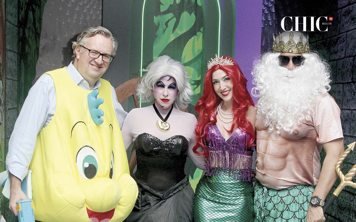 Ángel López, Gaby Morán, Majo Aragón y Harold Sanders