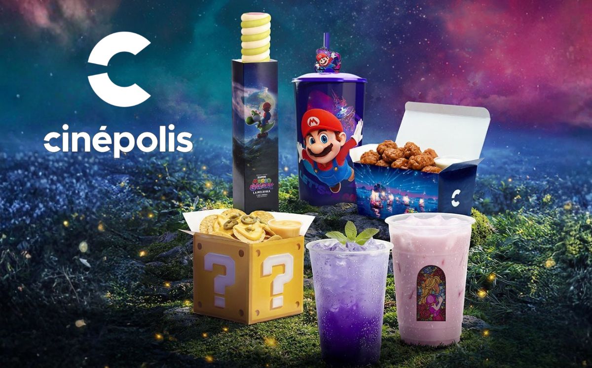 Menú temático de "Super Mario Galaxy" en Cinépolis: Precios y fechas (Foto: Cinépolis)